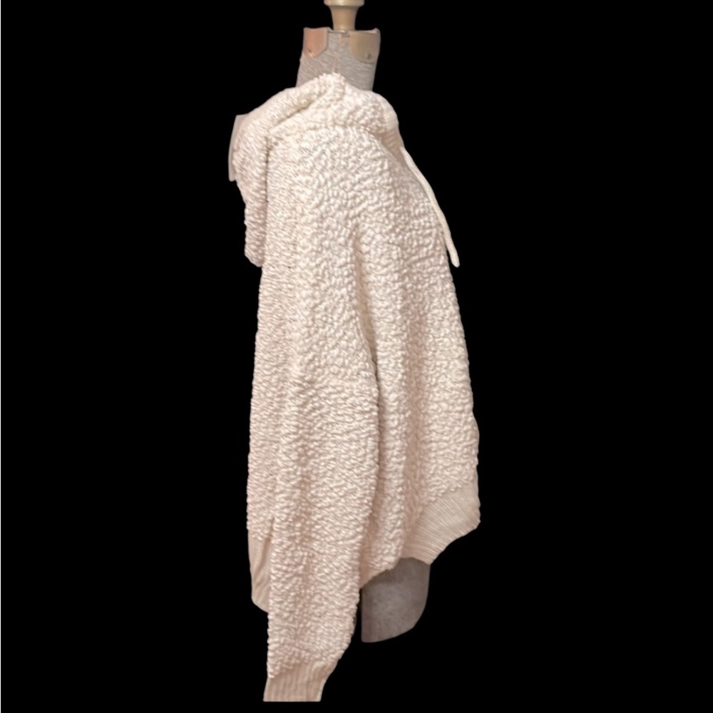 POL CREAM KNIT HOODIE PULLOVER SWEATER - L - NWT ! π - Picture 5 of 8